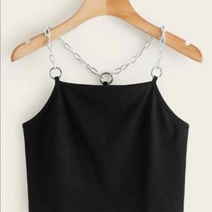 Black chain top